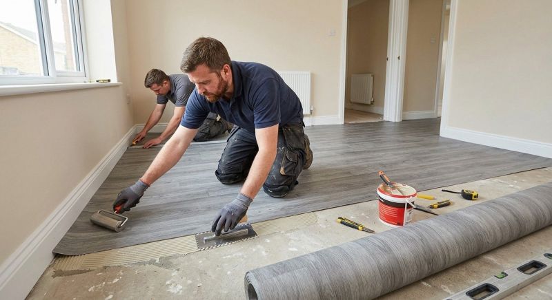 Sheet Linoleum Installation in Dunedin, FL